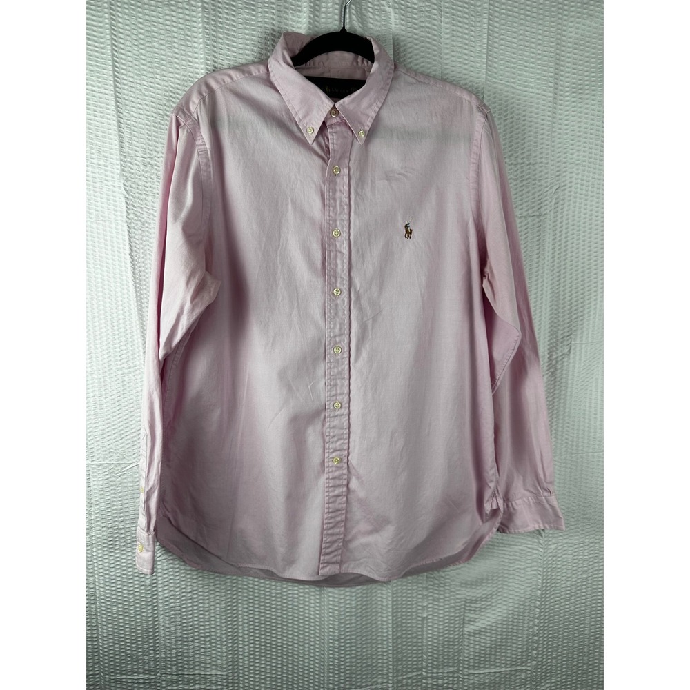 Ralph Lauren‎ Pink Dress Shirt Long Sleeve 16 1/2 ~42